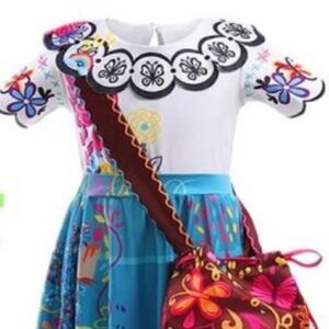 Encanto Mirabel girls costume size 4-5 years and 6 to 7